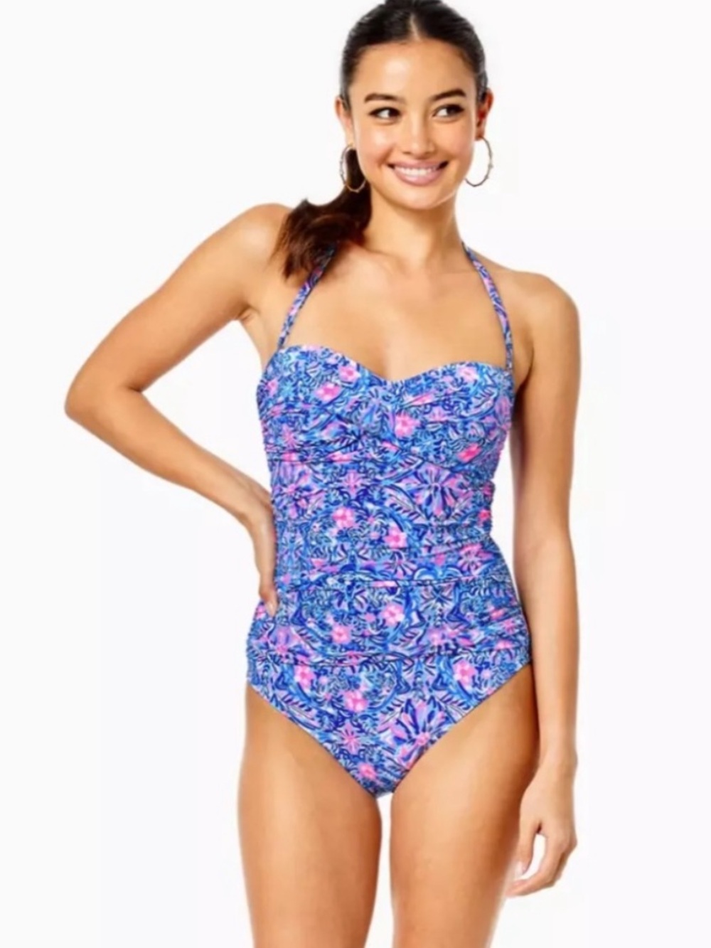 NWT Lilly Pulitzer Flamenco Blue Peri Takin It Easy size 12
